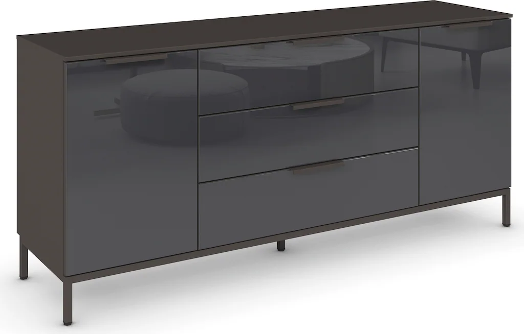 rauch Kombikommode "Kommode Türkommode Sideboard Kombikommode FLIPP mit Gla günstig online kaufen