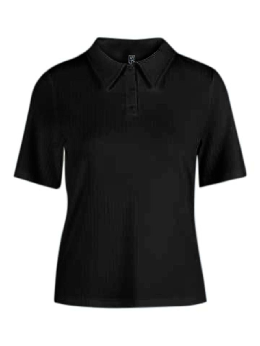 PIECES Pckylie Polo Shirt Damen Schwarz günstig online kaufen