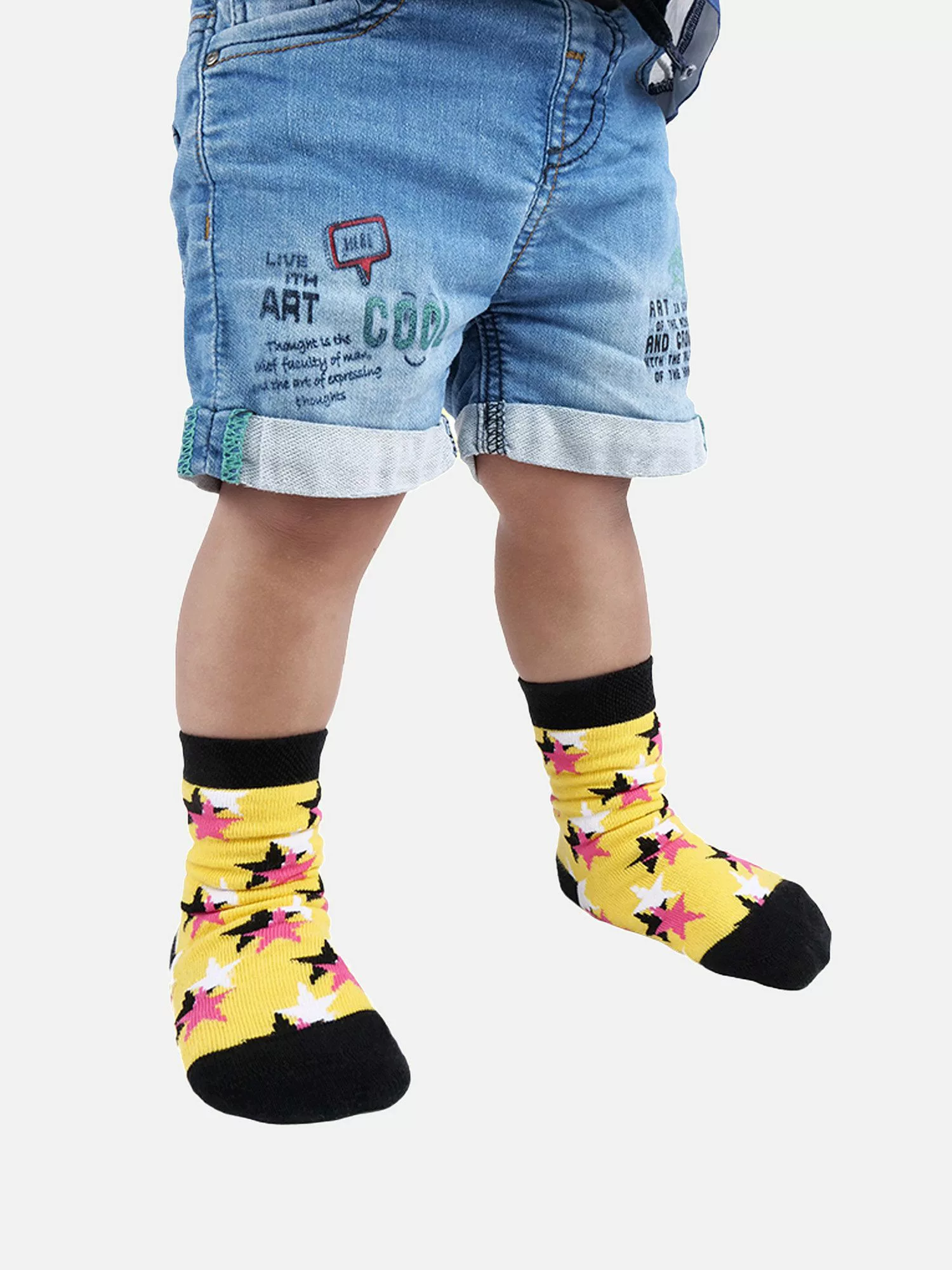 UnaBux Freizeitsocken Prints (4-Paar) Motive Bunt günstig online kaufen