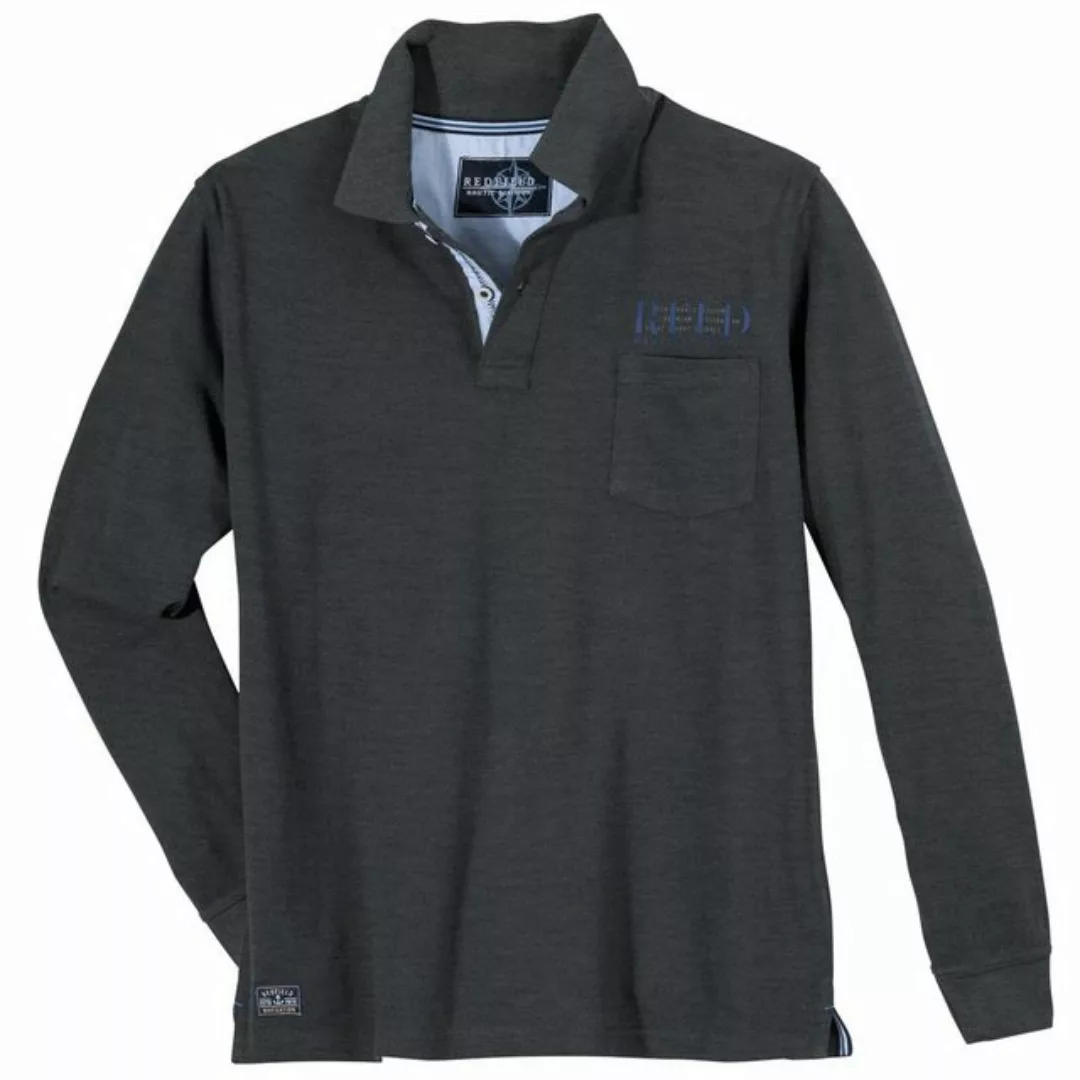 redfield Langarm-Poloshirt Große Größen Herren Redfield Langarm-Poloshirt a günstig online kaufen