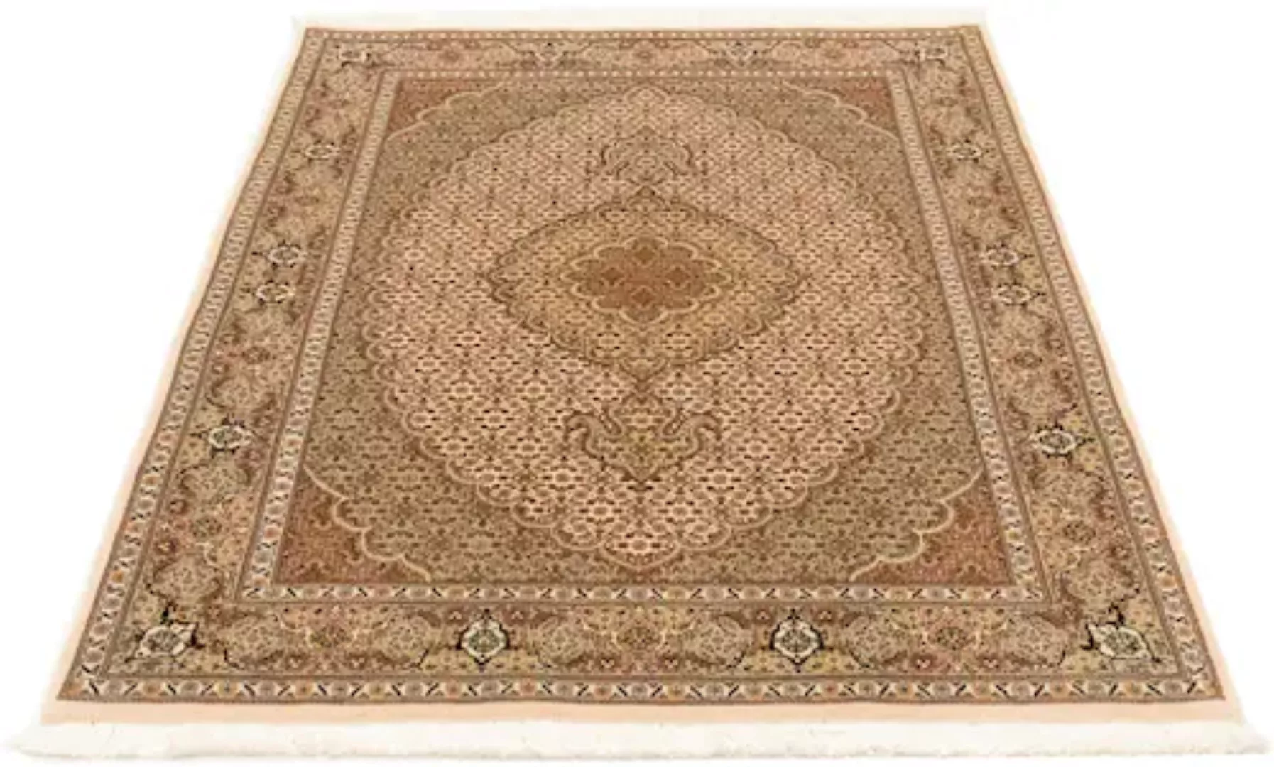 morgenland Orientteppich »Perser - Täbriz - Royal - 151 x 103 cm - beige«, günstig online kaufen