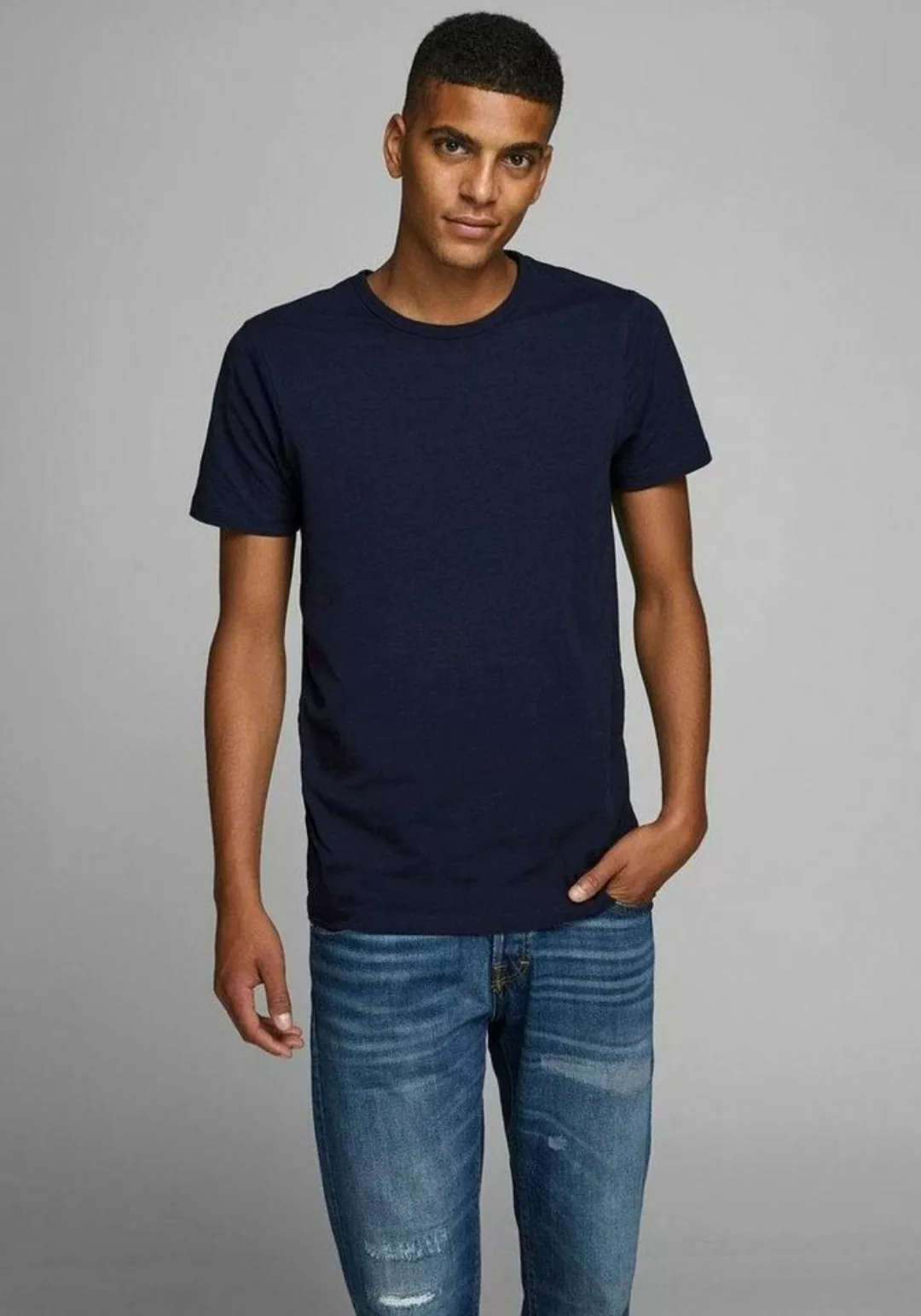 Jack & Jones  T-Shirt Shirt T-Shirt mit Rundhals JJEBASIC O-NECK TEE günstig online kaufen