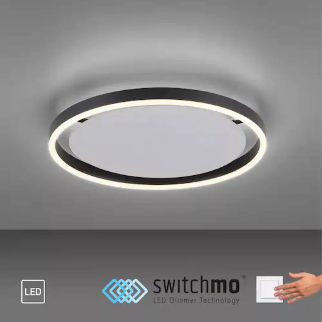 LED-Deckenleuchte Ritus, Ø 39,3cm, anthrazit günstig online kaufen