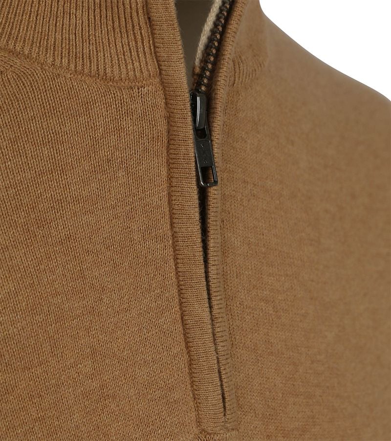 Steppin' Out Half-Zip Pullover Cotton Cashmere Camel - Größe 3XL günstig online kaufen