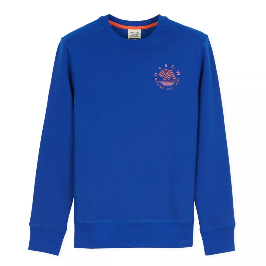 Oxbow N2 Souet Grafik-sweatshirt M Electric Blue günstig online kaufen