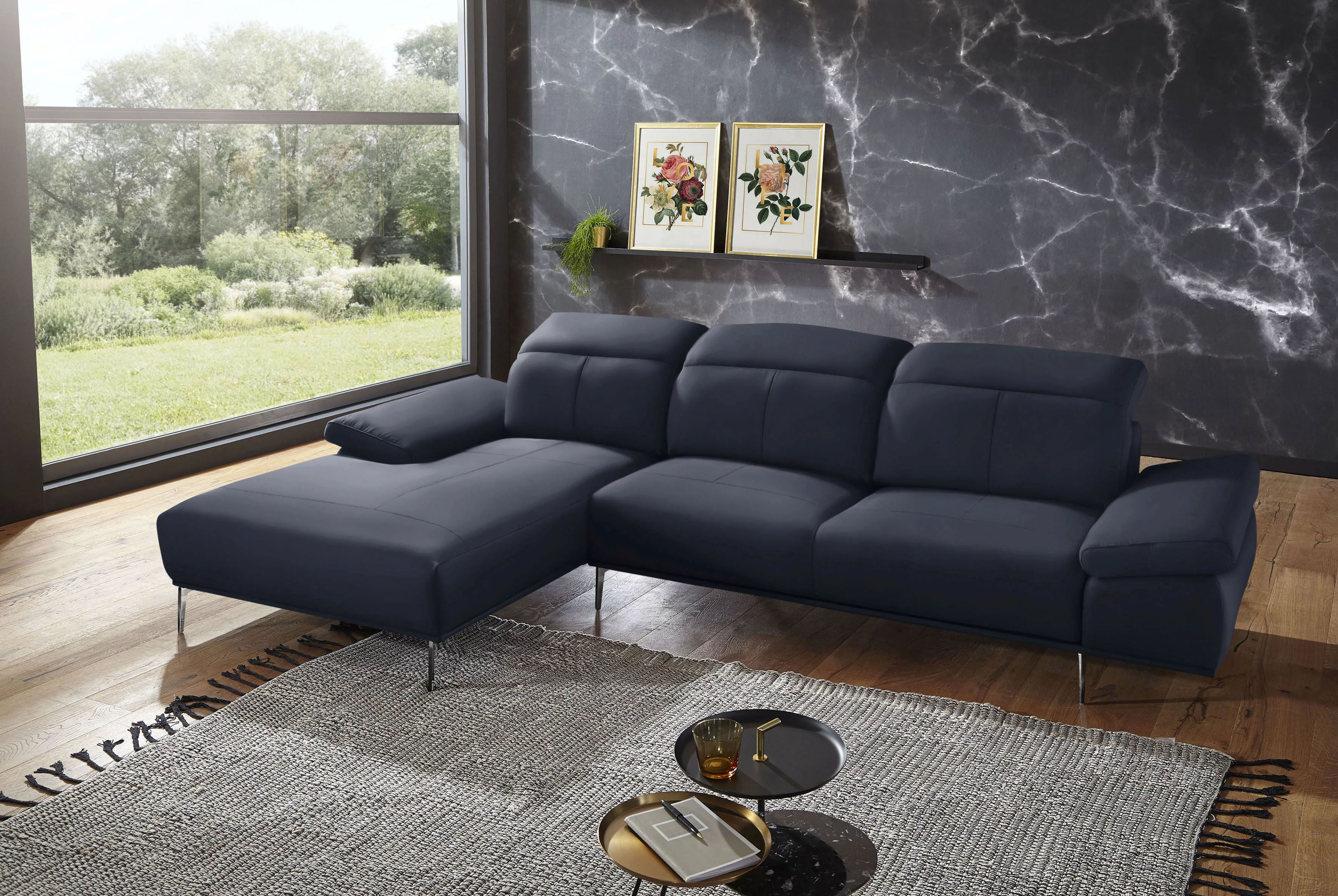 W.SCHILLIG Ecksofa "levi, Designsofa, elegant und zeitlos, bequem, L-Form", günstig online kaufen