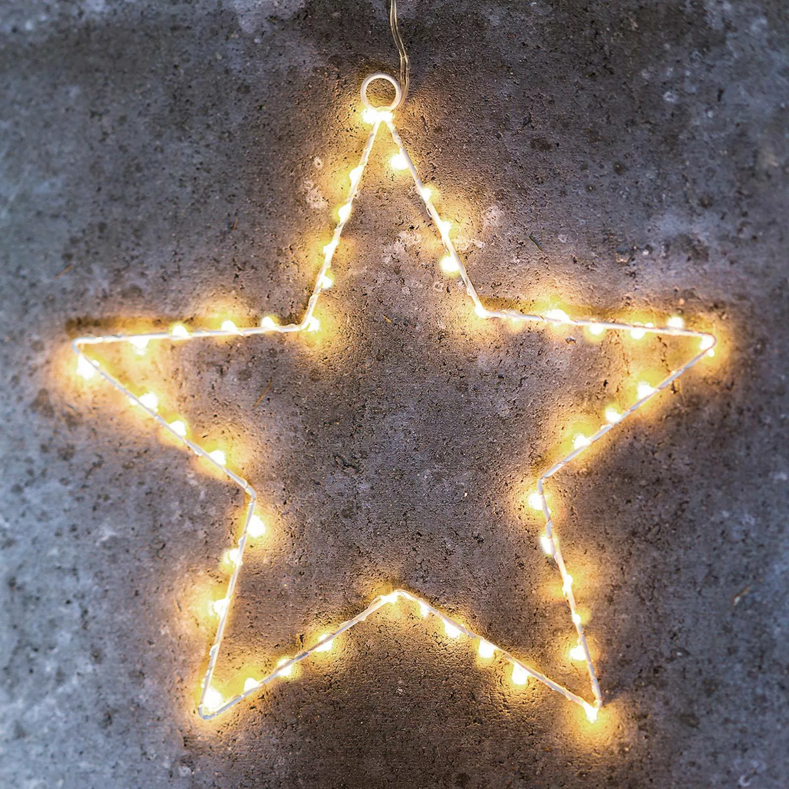 LED-Dekorationsleuchte Liva Star, weiß, 70 cm günstig online kaufen