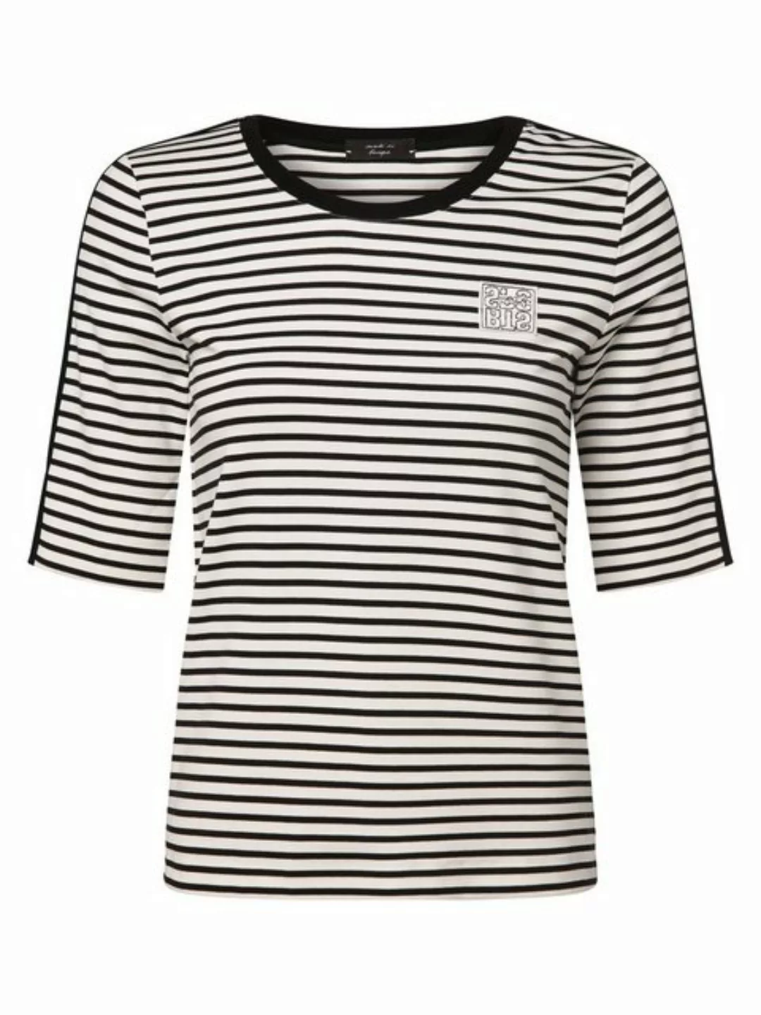 Marc Cain T-Shirt "Collection Swan Opera" Premium Damenmode mit bunter Stic günstig online kaufen