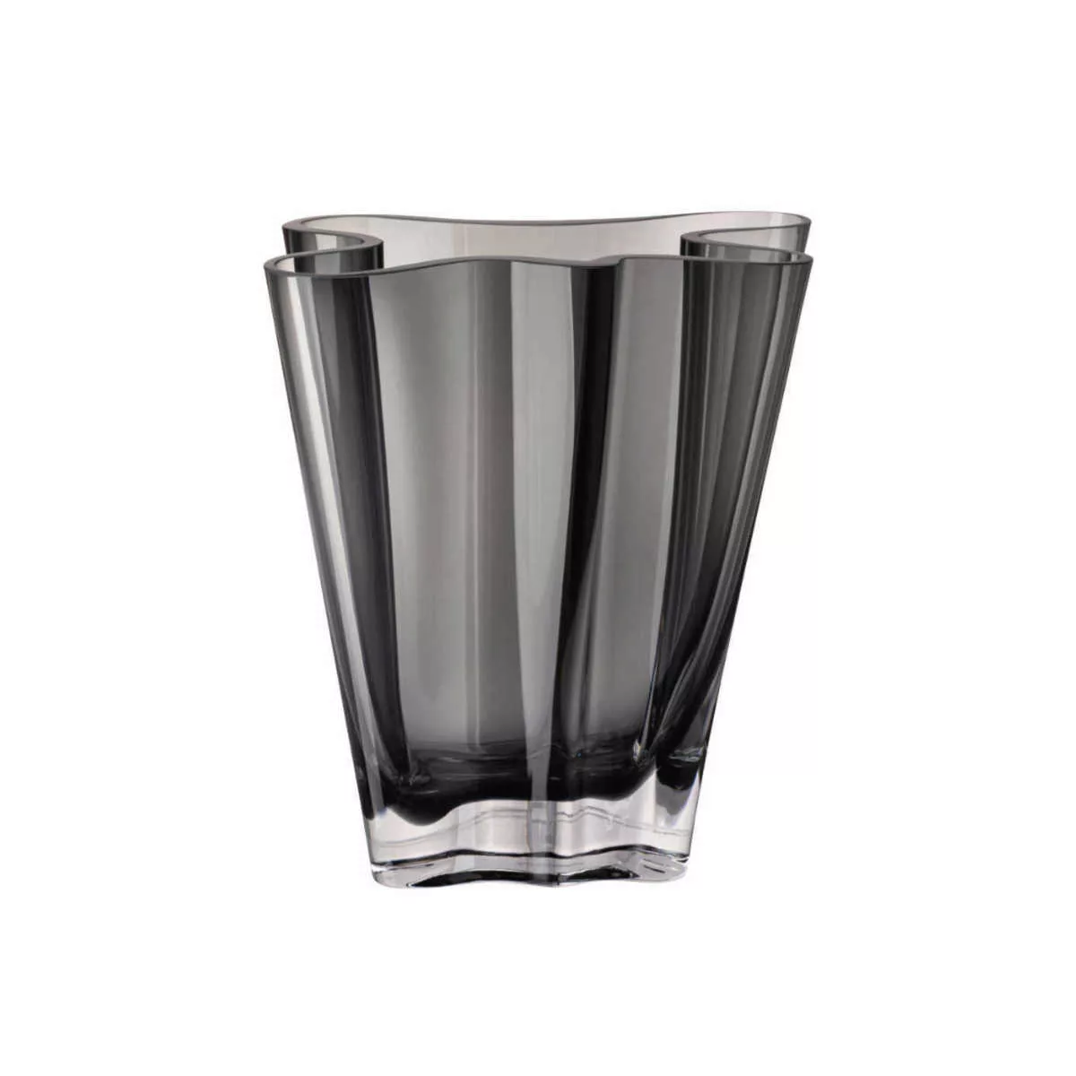 Rosenthal Vasen Flux Vase grau 20 cm (grau) günstig online kaufen