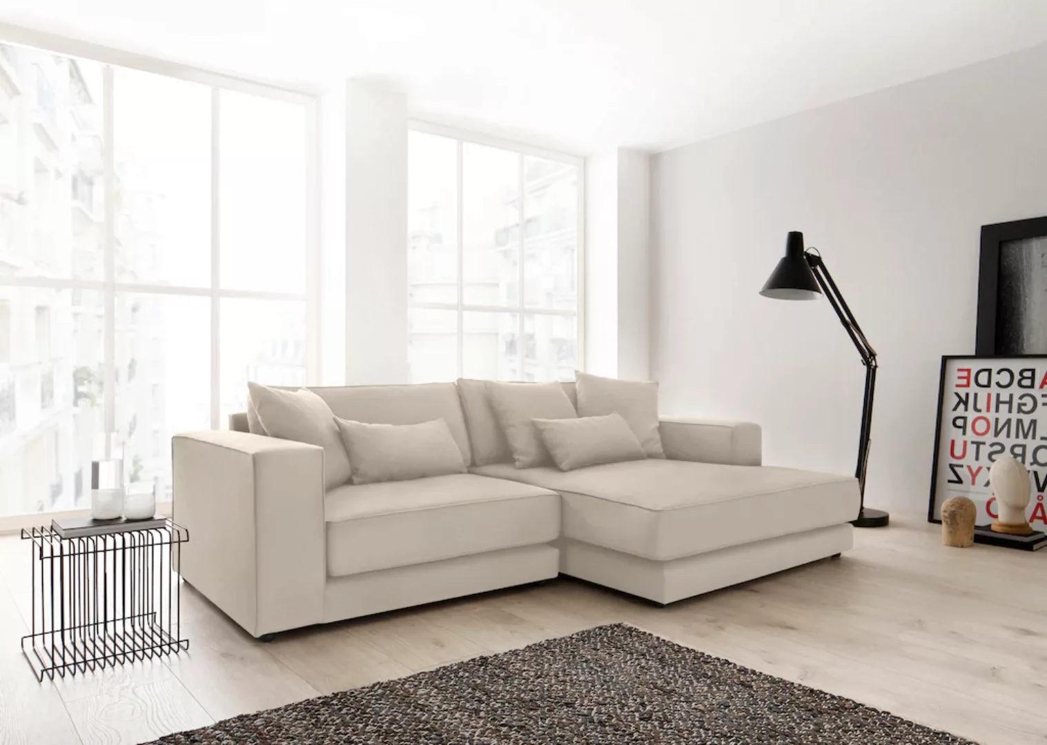 OTTO products Sofa-Eckelement "Grenette", Modulsofa, im Baumwoll-/Leinenmix günstig online kaufen