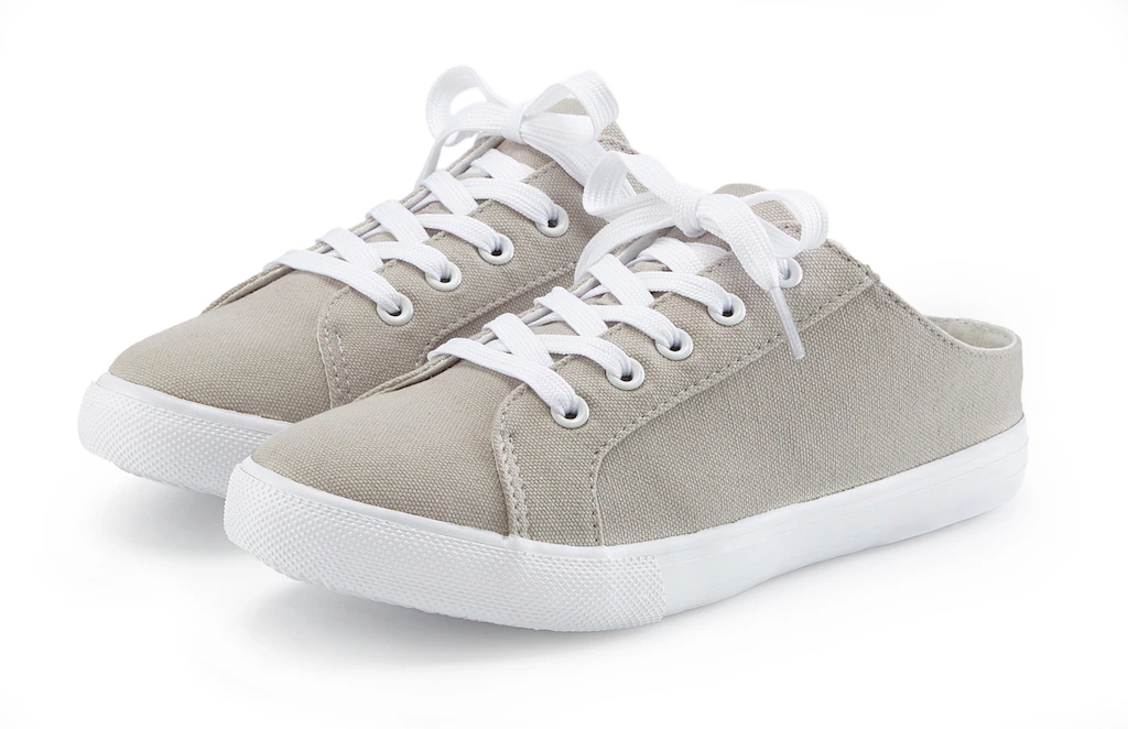 Vivance Sabot "Sneaker, Clog", zum Reinschlüpfen mit Schnürung VEGAN günstig online kaufen