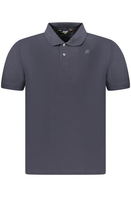 K-Way Poloshirt Kurzarm Herren-Poloshirt Blau mit Applikation und günstig online kaufen