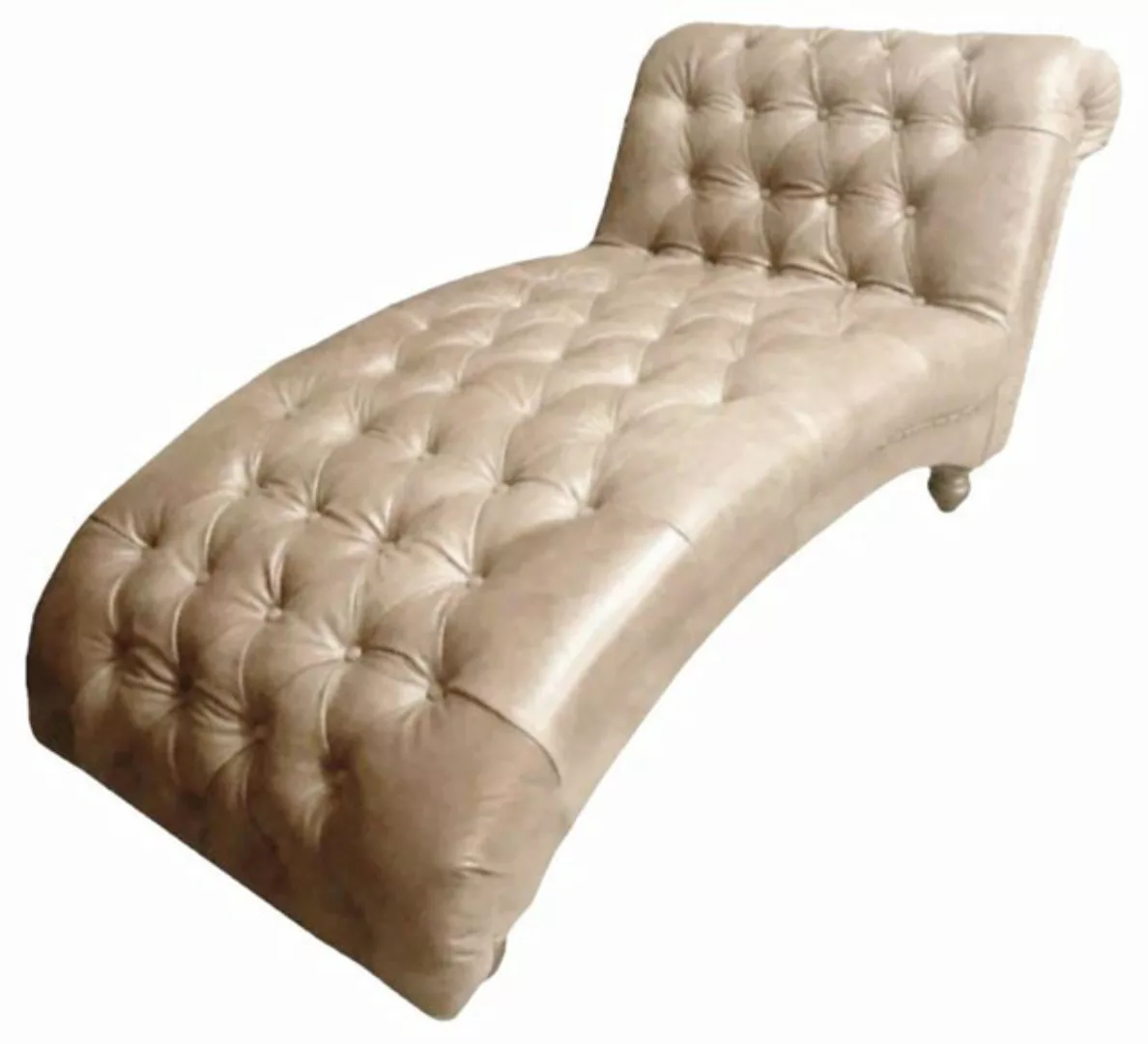 JVmoebel Chaiselongue Brauner Chesterfield Chaiselongue Liege Luxus Design günstig online kaufen