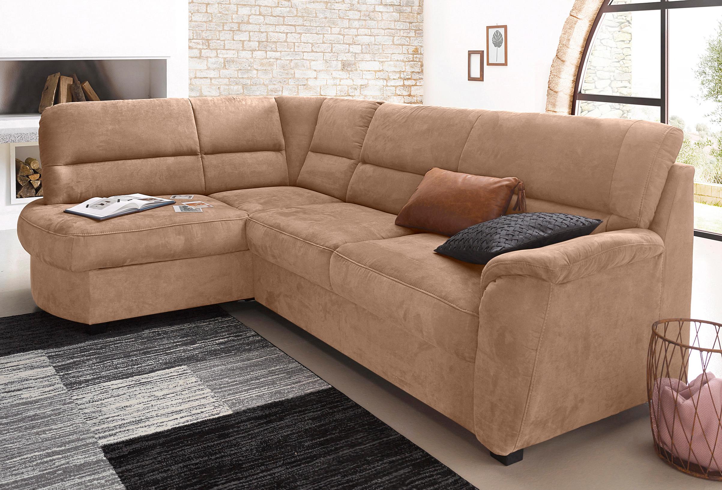 sit&more Ecksofa Pandora L-Form, wahlweise mit Bettfunktion und Bettkasten günstig online kaufen