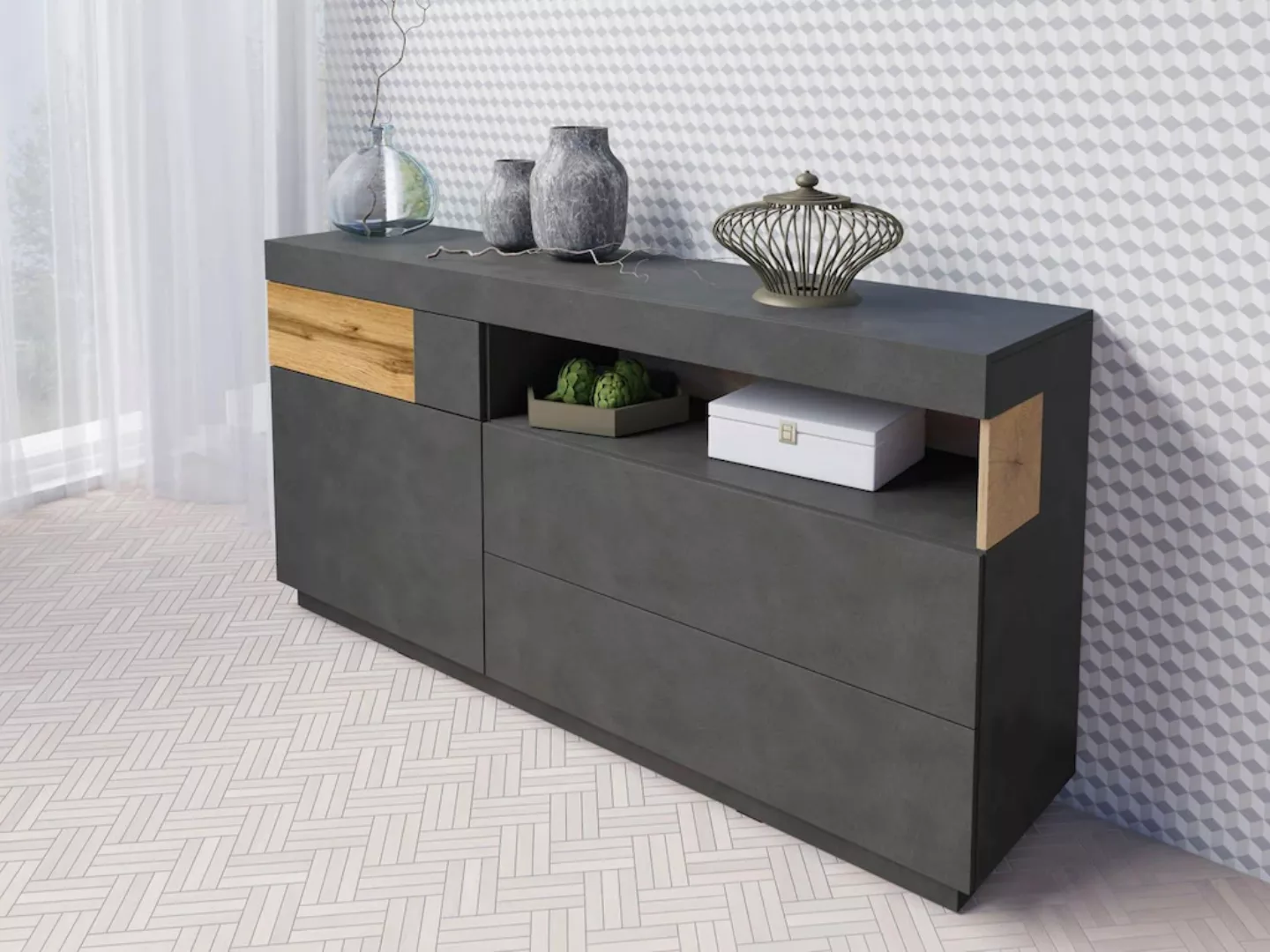 INOSIGN Sideboard "SILKE", Breite 130 cm günstig online kaufen