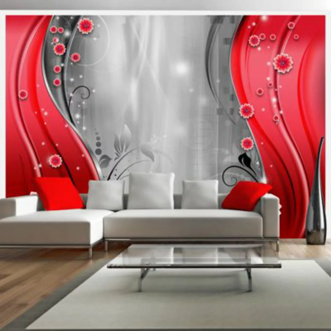 artgeist Fototapete Behind the curtain of red mehrfarbig Gr. 400 x 280 günstig online kaufen