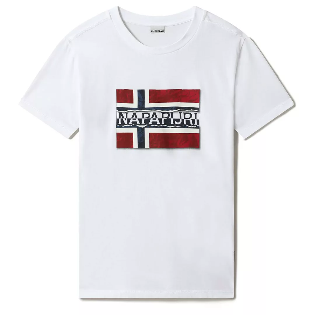 Napapijri Sench Kurzärmeliges T-shirt S Bright White 002 günstig online kaufen