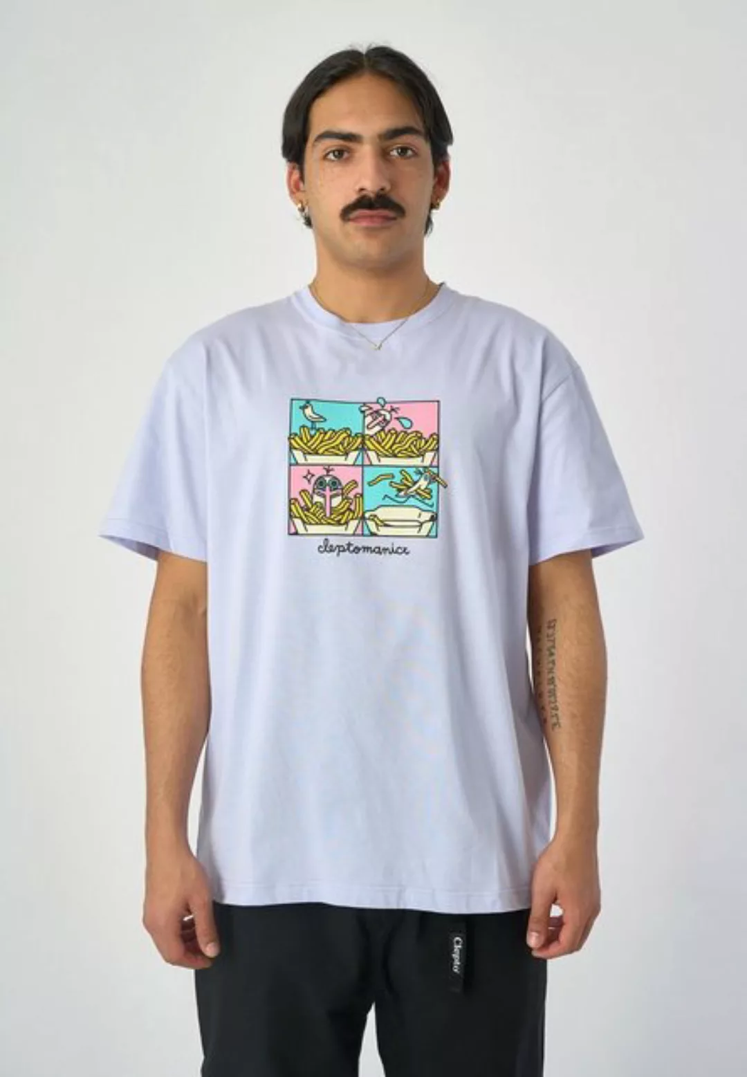 Cleptomanicx T-Shirt Stealy Gull mit coolem Frontprint günstig online kaufen
