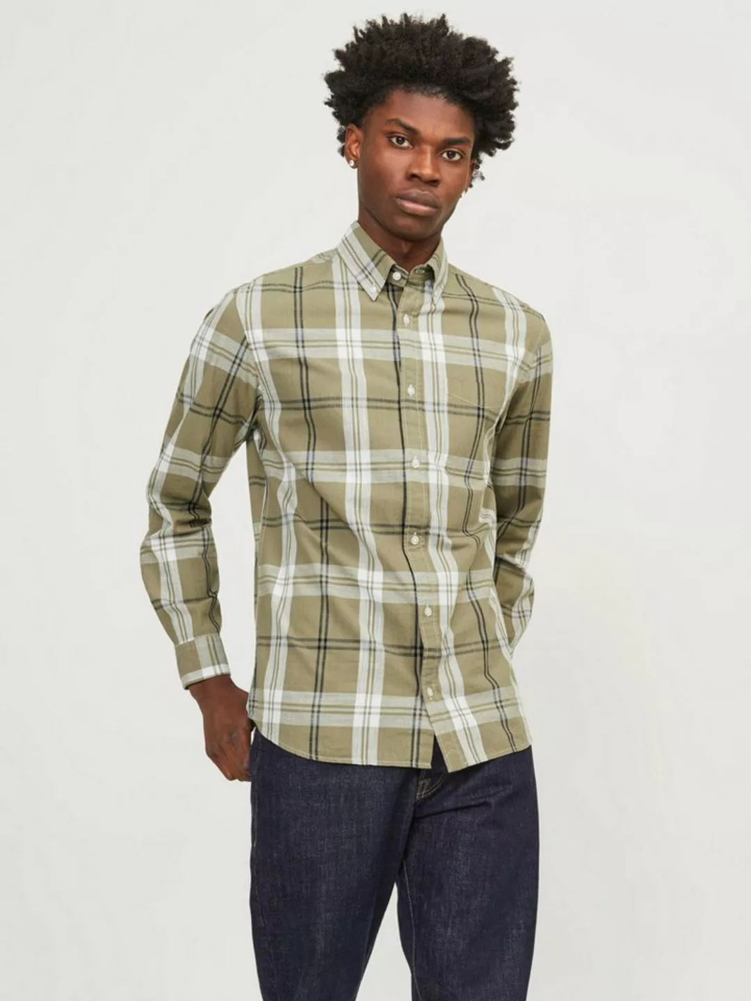 Jack & Jones Langarmhemd Blubrook (1-tlg) günstig online kaufen