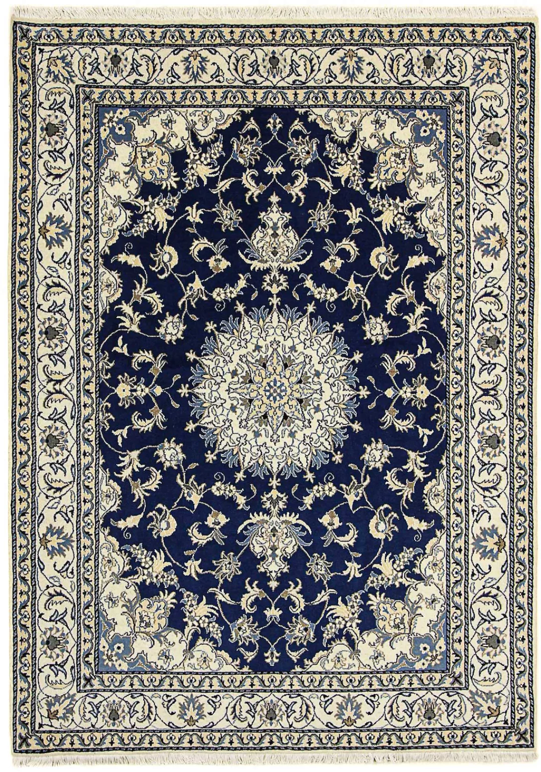 morgenland Orientteppich »Perser - Nain - 230 x 165 cm - dunkelblau«, recht günstig online kaufen