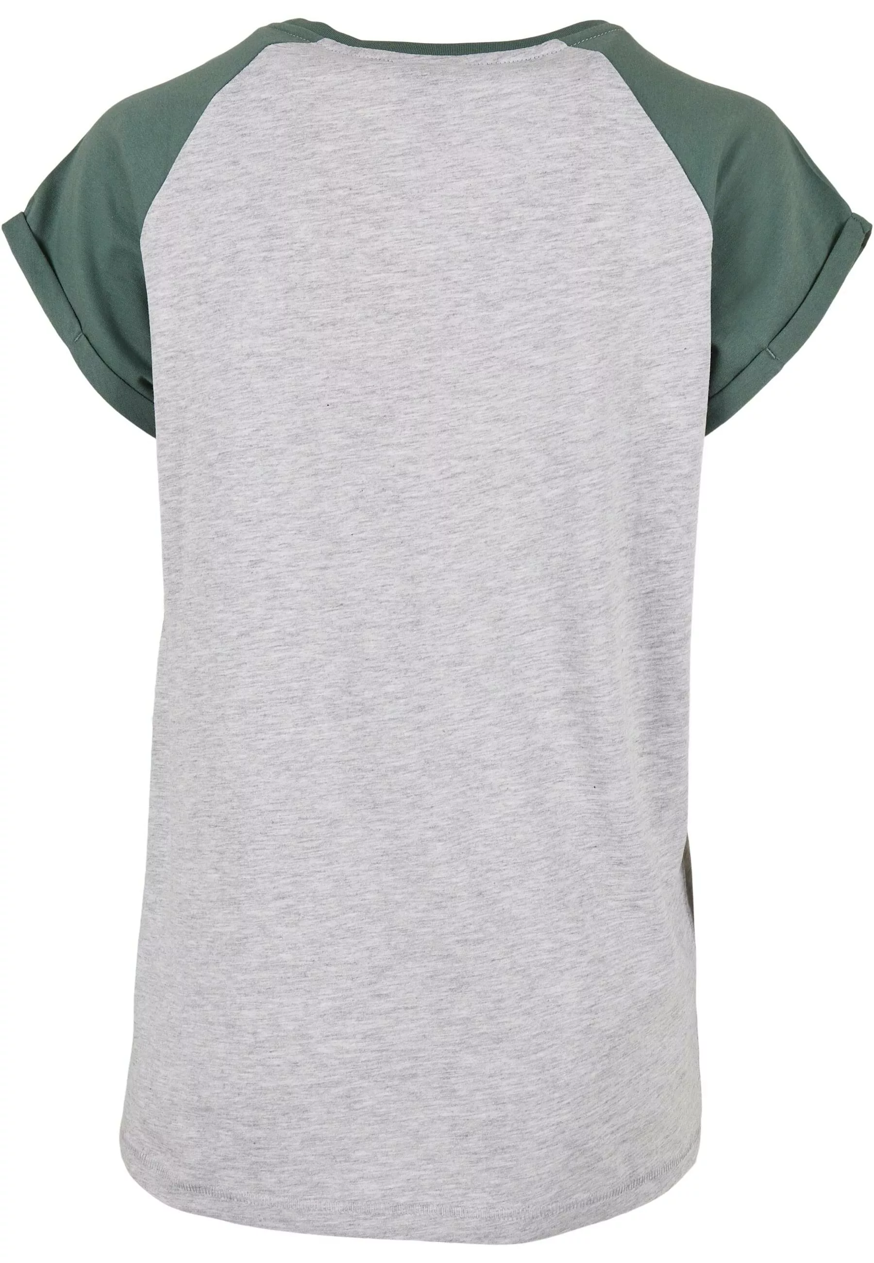 URBAN CLASSICS Kurzarmshirt "Urban Classics Damen Ladies Contrast Raglan Te günstig online kaufen