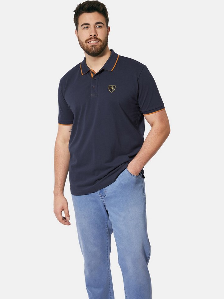 Charles Colby Poloshirt EARL RUFUNARUS mit stimmigen Kontrastelemente günstig online kaufen