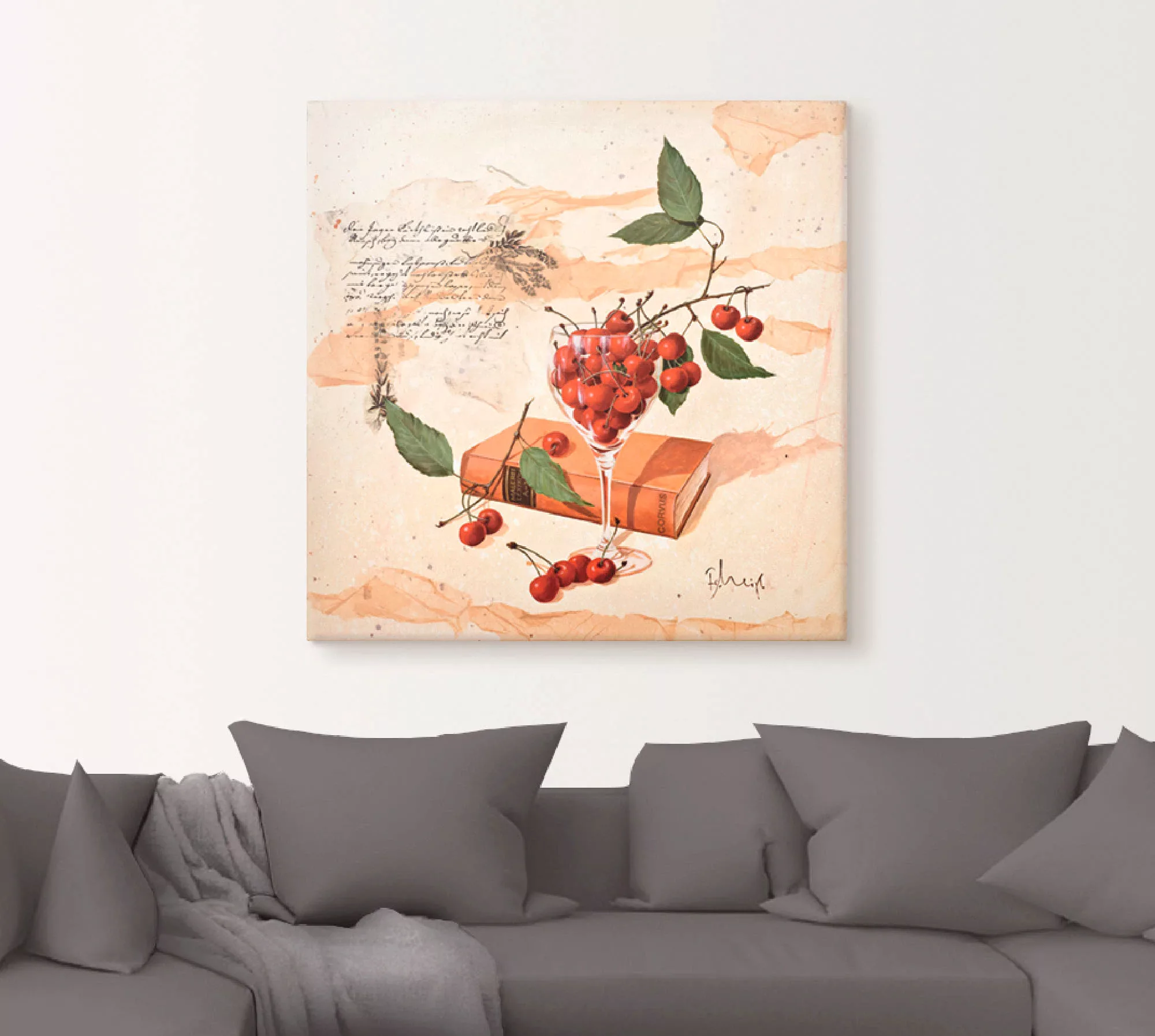 Artland Wandbild "Moderne Cosmea Variation", Arrangements, (1 St.), als Lei günstig online kaufen