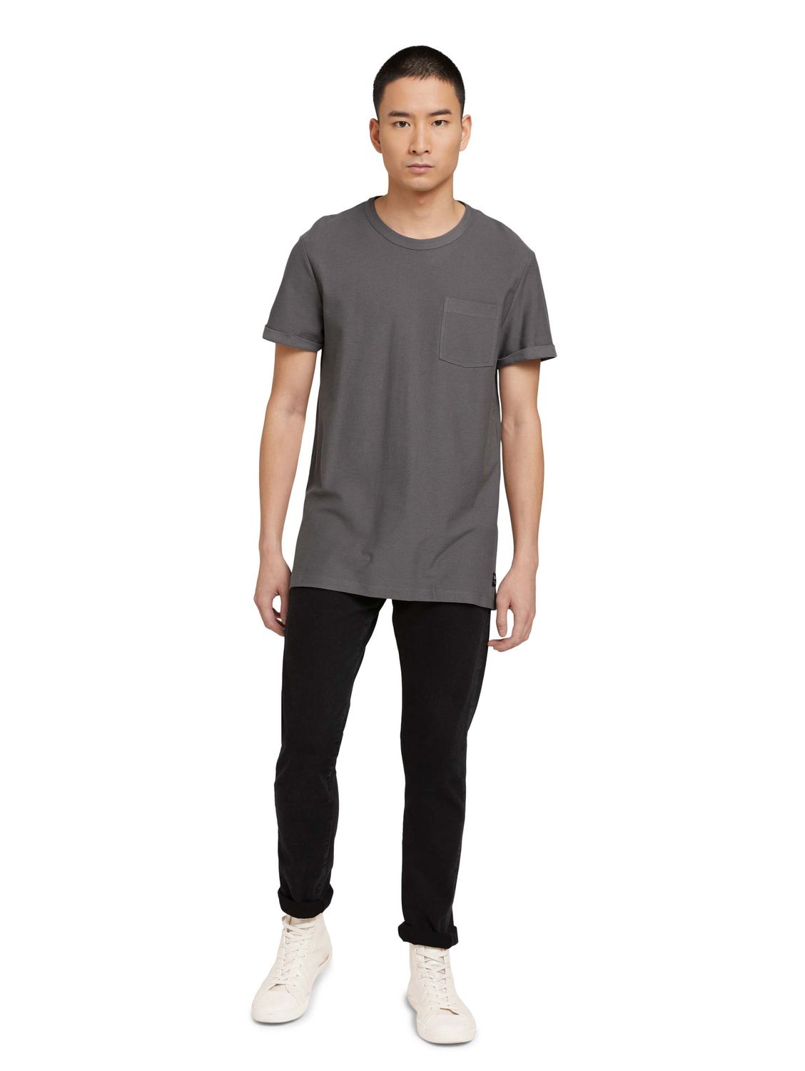 Tom Tailor Denim Herren T-Shirt POCKET - Regular Fit günstig online kaufen