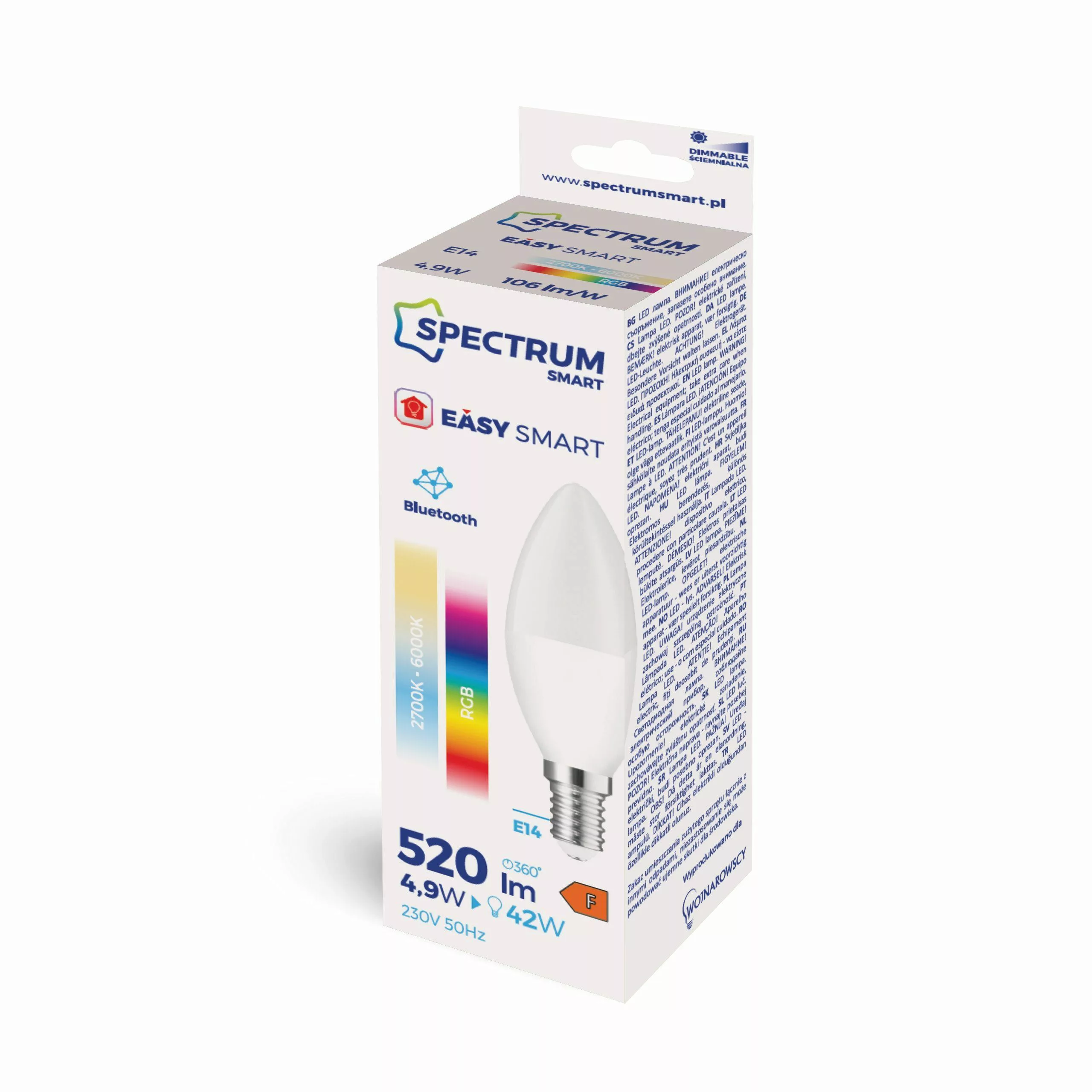 Spectrum LED-Leuchtmittel LED E14 C37 EASY günstig online kaufen