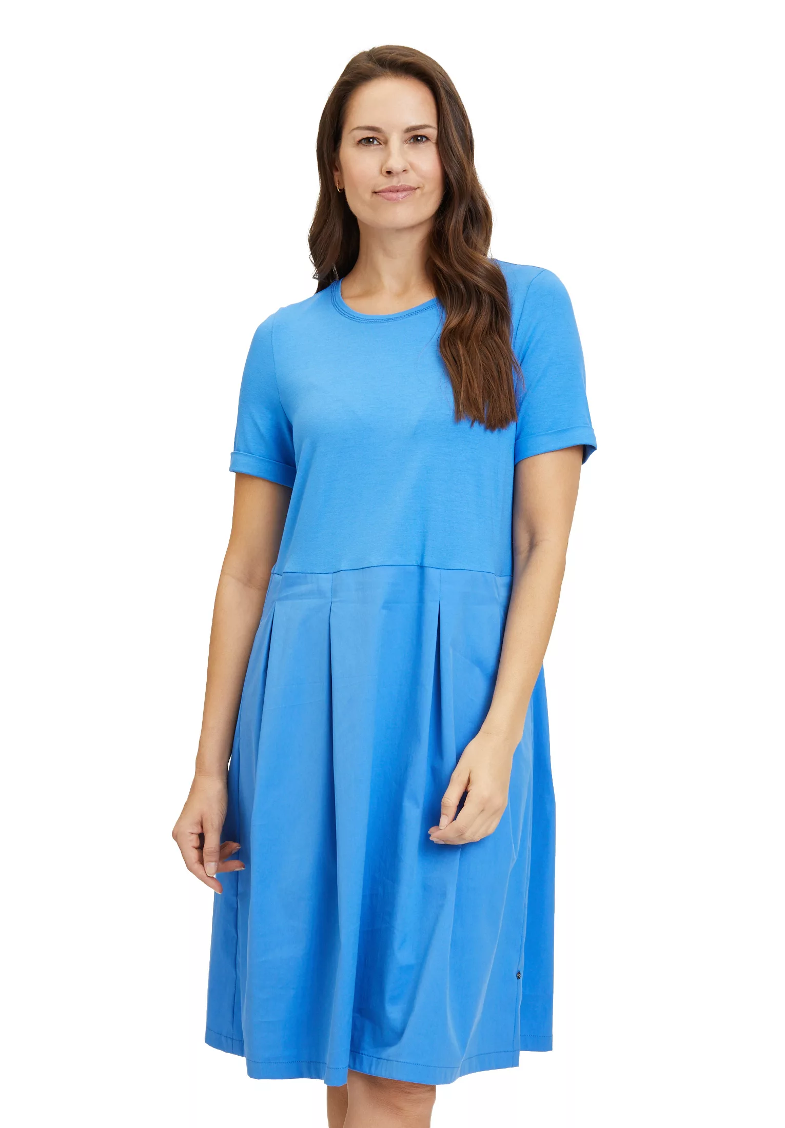 Vera Mont Sommerkleid "Vera Mont Sommerkleid mit Kellerfalten", Materialmix günstig online kaufen