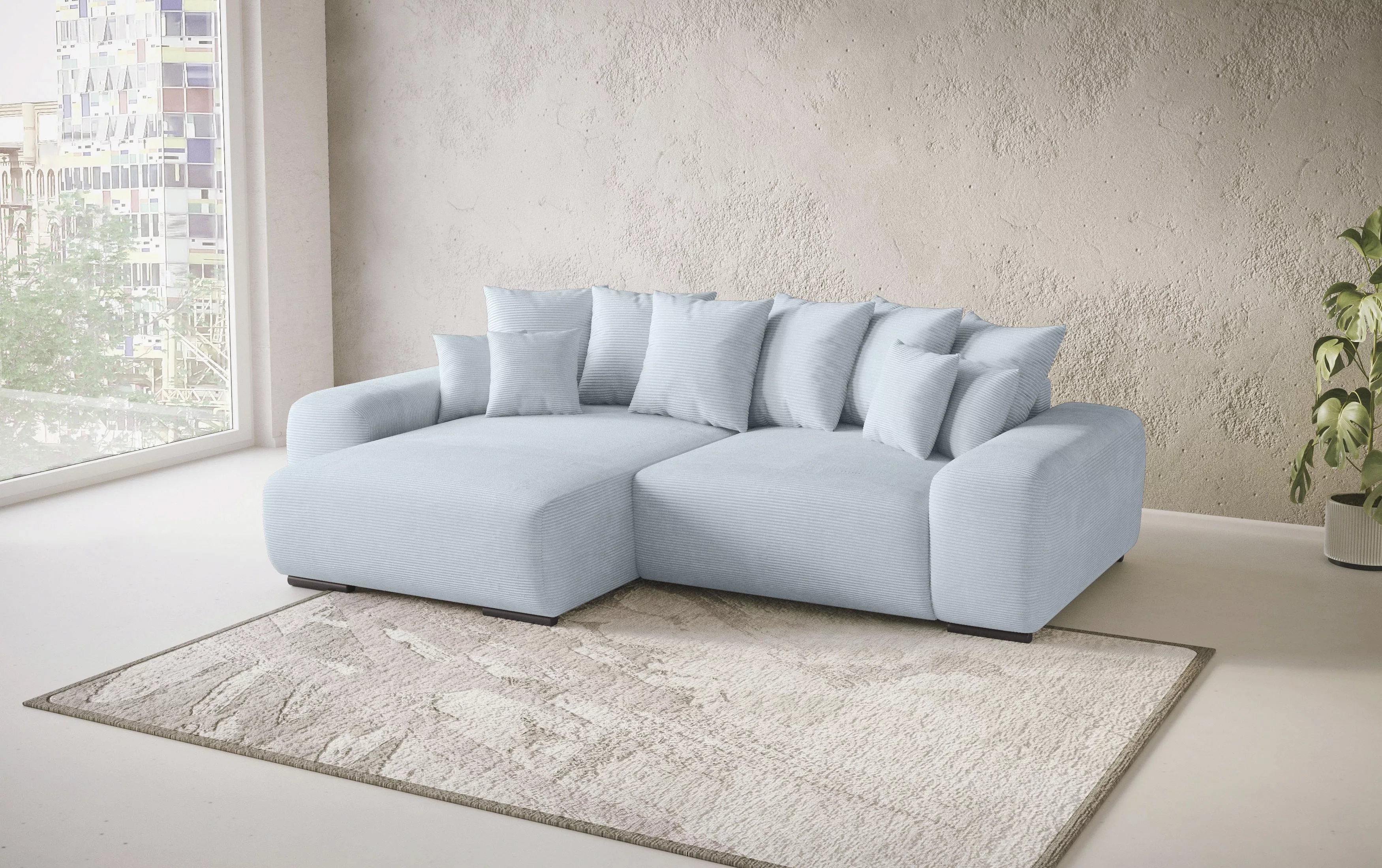 Mr. Couch Ecksofa »Sundance L-Form«, Dauerschläfer mit EasyBett-Schlaffunkt günstig online kaufen