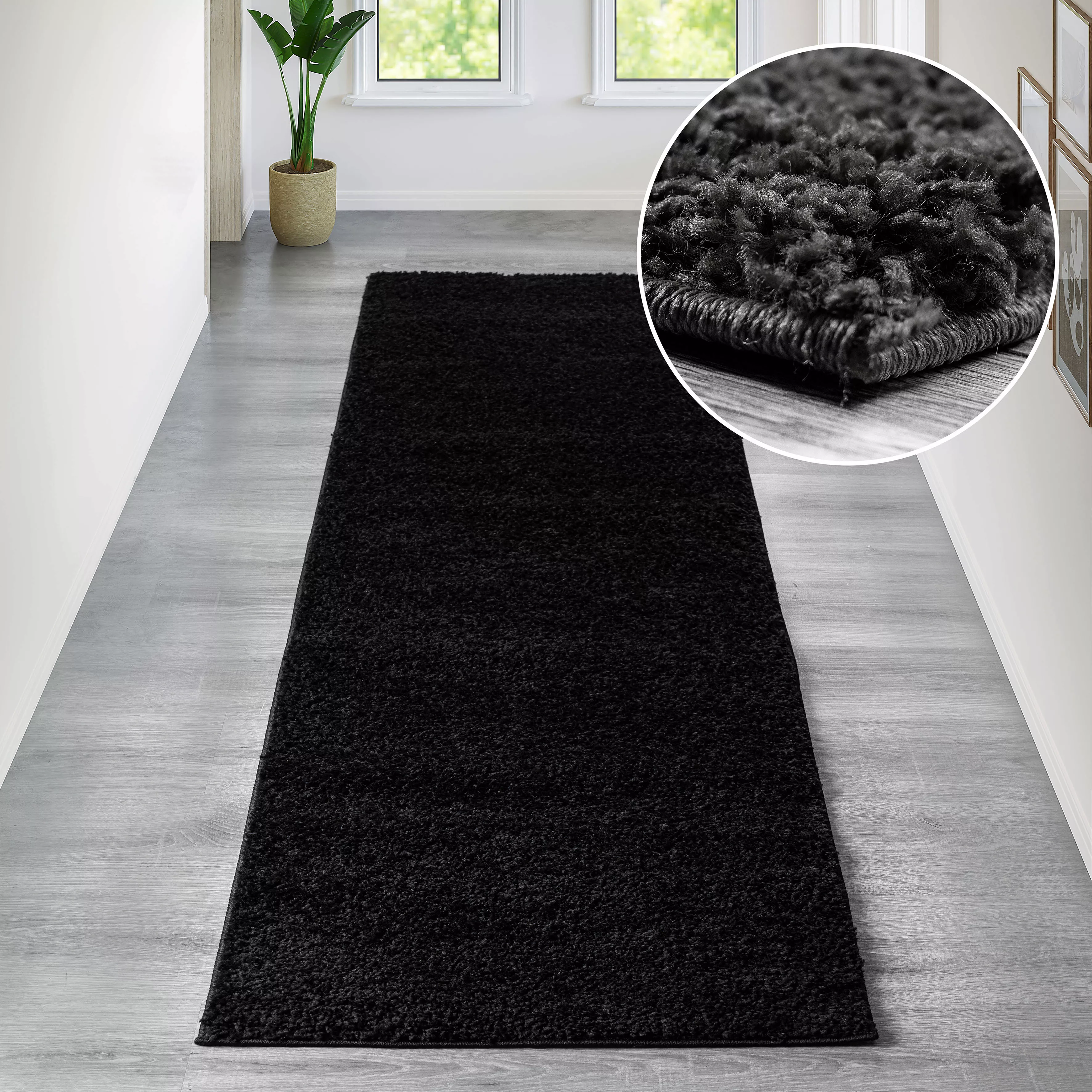 Bruno Banani Läufer Shaggy Soft, rechteckig, günstig online kaufen