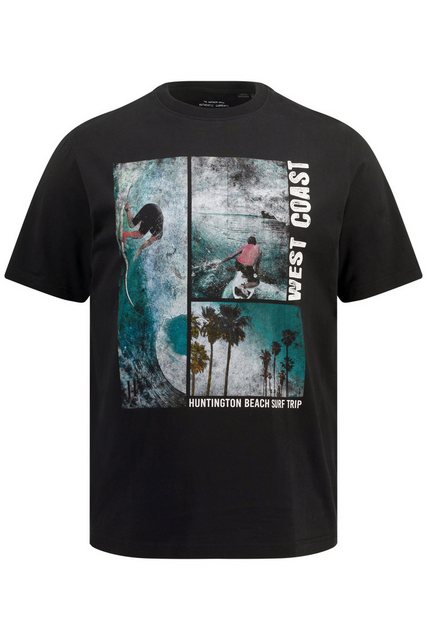 JP1880 T-Shirt T-Shirt Halbarm West Coast Print Rundhals günstig online kaufen