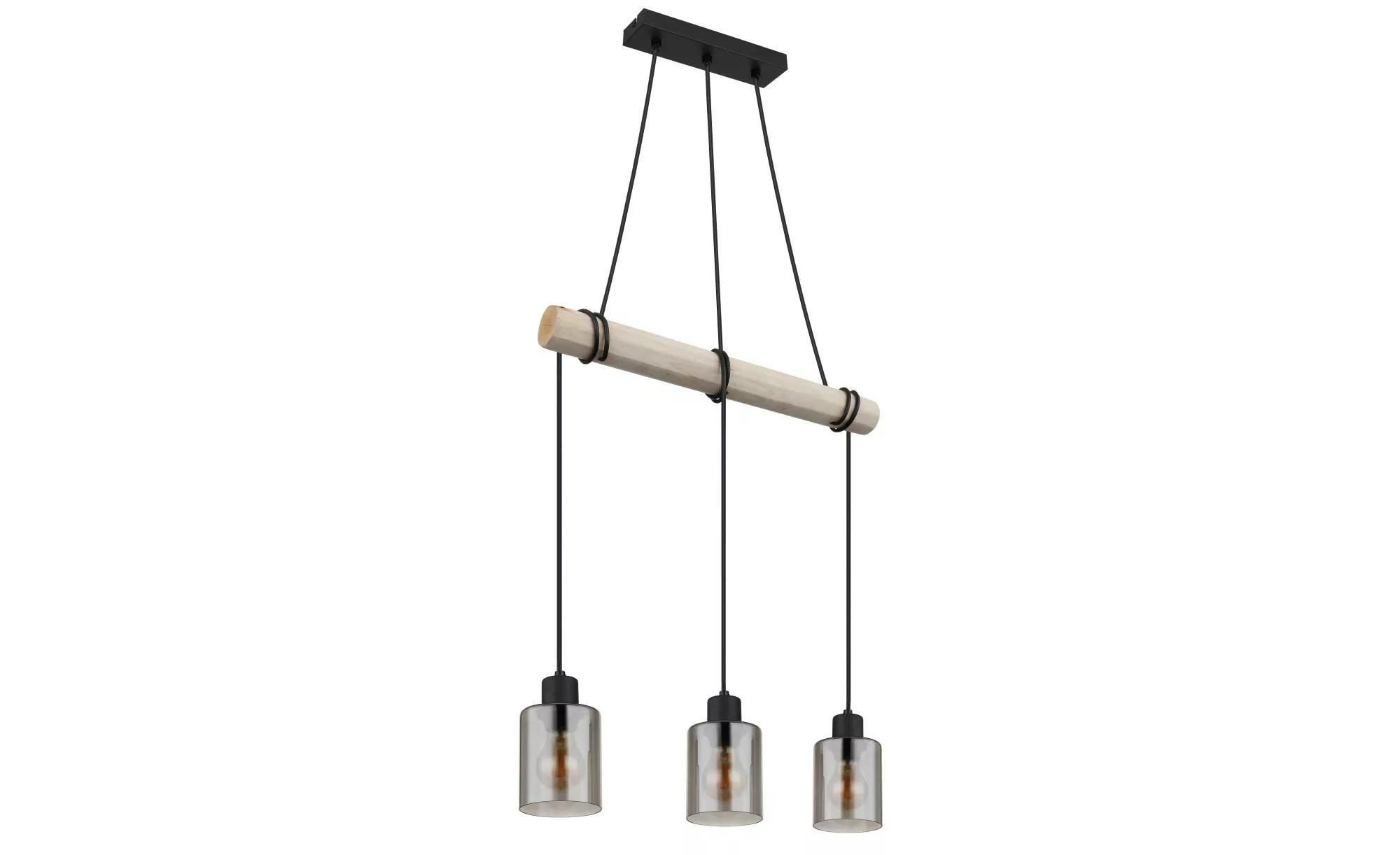 Globo Lighting Pendelleuchte   ¦ schwarz ¦ Maße (cm): B: 50 H: 140 T: 10.0 günstig online kaufen