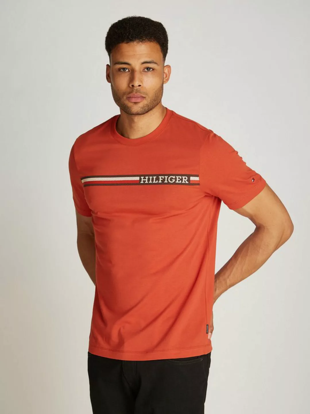 Tommy Hilfiger T-Shirt CHEST STRIPE TEE günstig online kaufen