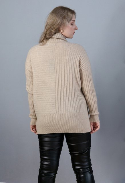 Ariun Kaschmirpullover Lässiger Rollkragenpullover günstig online kaufen