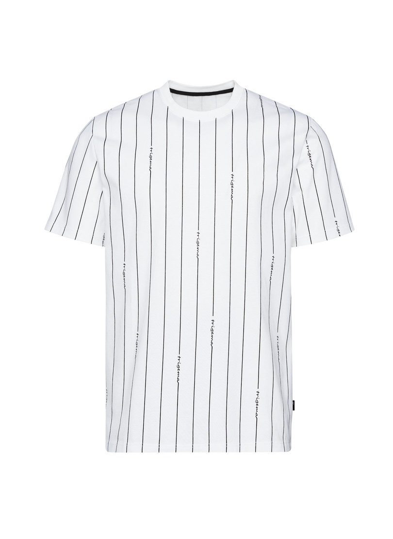 Trigema T-Shirt TRIGEMA T-Shirt mit Allover günstig online kaufen
