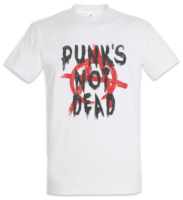 Urban Backwoods Print-Shirt Punk's Not Dead I Herren T-Shirt Music Anarchy günstig online kaufen