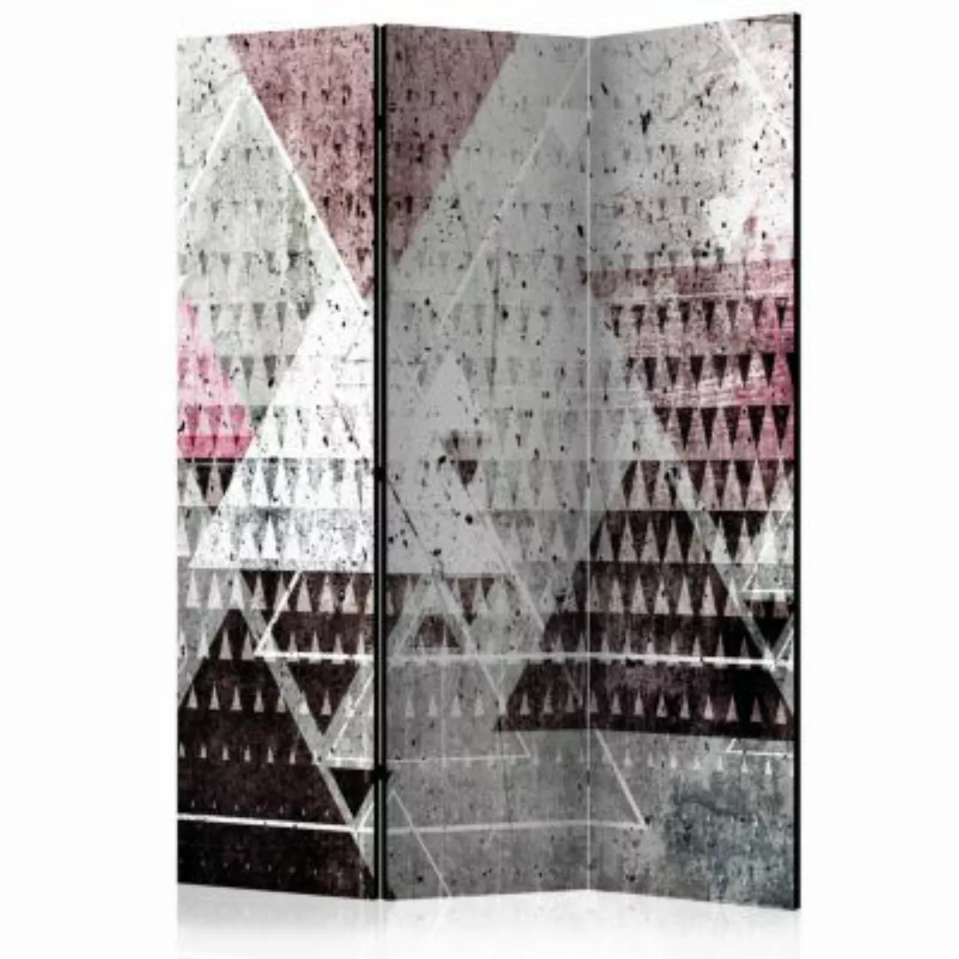 artgeist Paravent Triangles [Room Dividers] mehrfarbig Gr. 135 x 172 günstig online kaufen