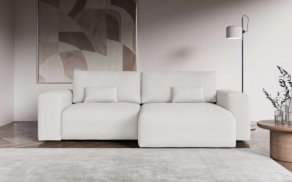 OTTO home Ecksofa "MATTS Schlafsofa mit Bettkasten, Maße B/T/H: 265/159/89 günstig online kaufen