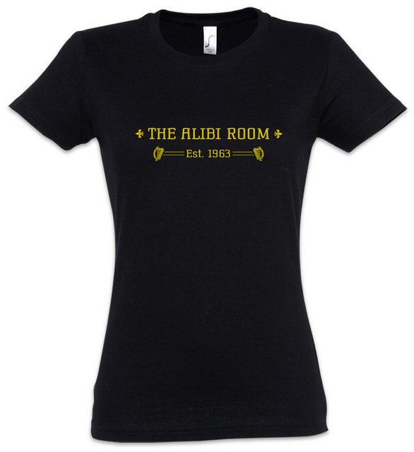 Urban Backwoods Print-Shirt Alibi Room Damen T-Shirt Pub Bar Ian Lip Gallag günstig online kaufen