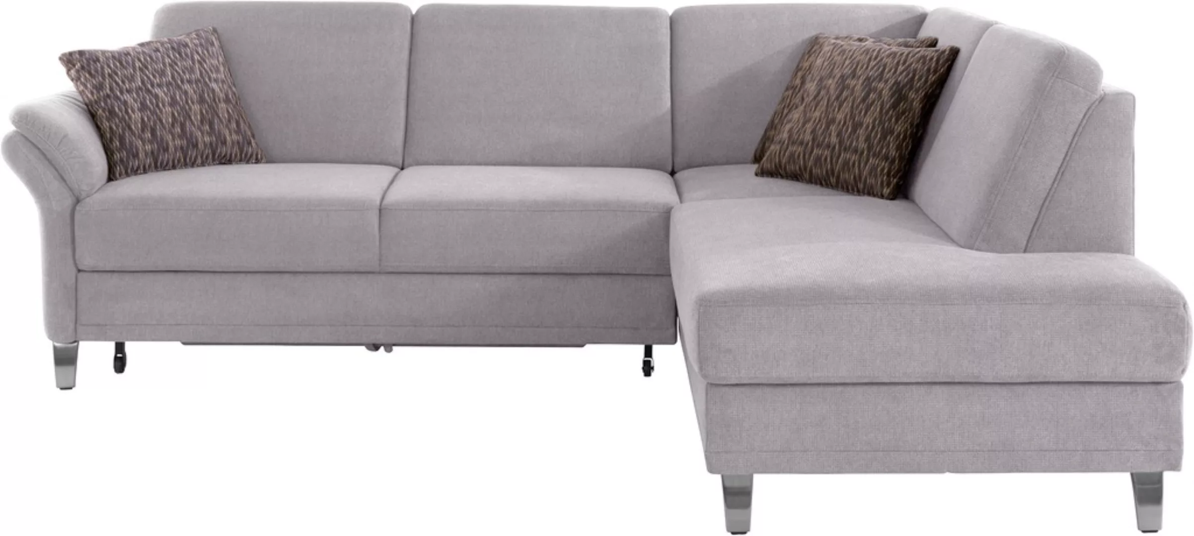 sit&more Ecksofa »Clio L-Form«, wahlweise mit Bettfunktion und Bettkasten, günstig online kaufen