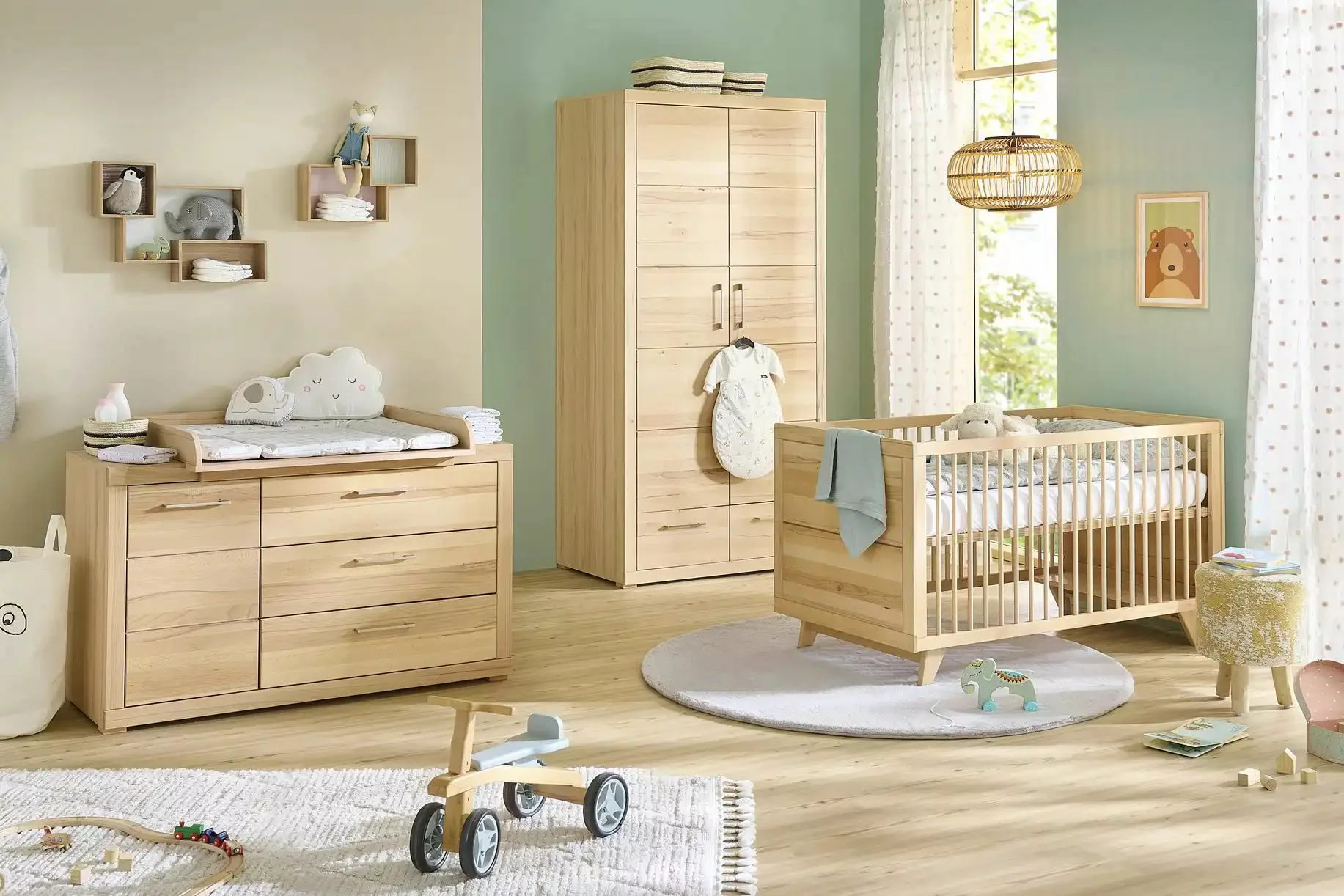 smart Babybett  Oslo ¦ holzfarben ¦ Maße (cm): B: 76 H: 80 Baby > Babymöbel günstig online kaufen