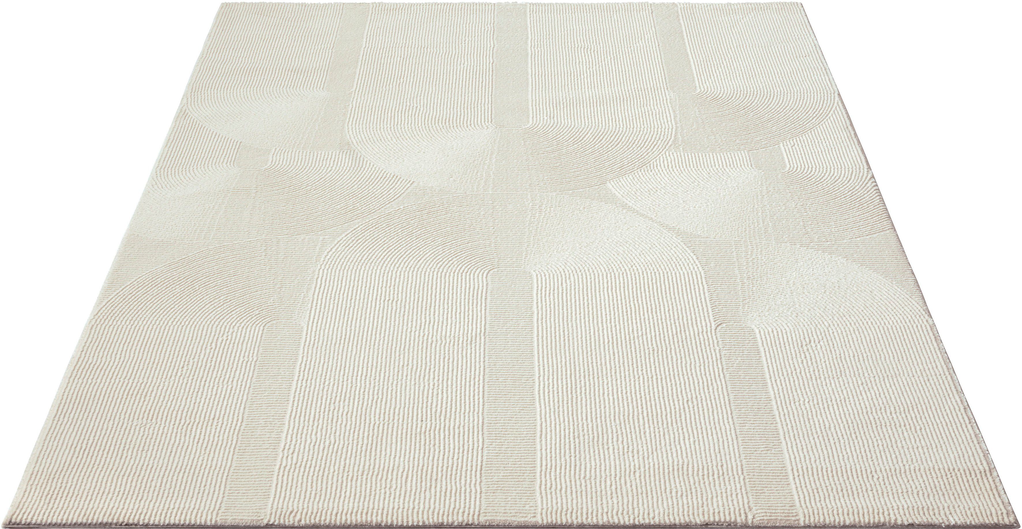 Webteppich  Sign ¦ creme ¦ Synthetische Fasern ¦ Maße (cm): B: 200 Teppiche günstig online kaufen