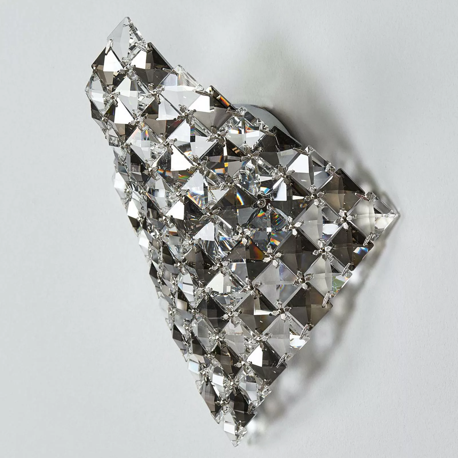 Wandleuchte Saten aus Kristall, 25 cm günstig online kaufen