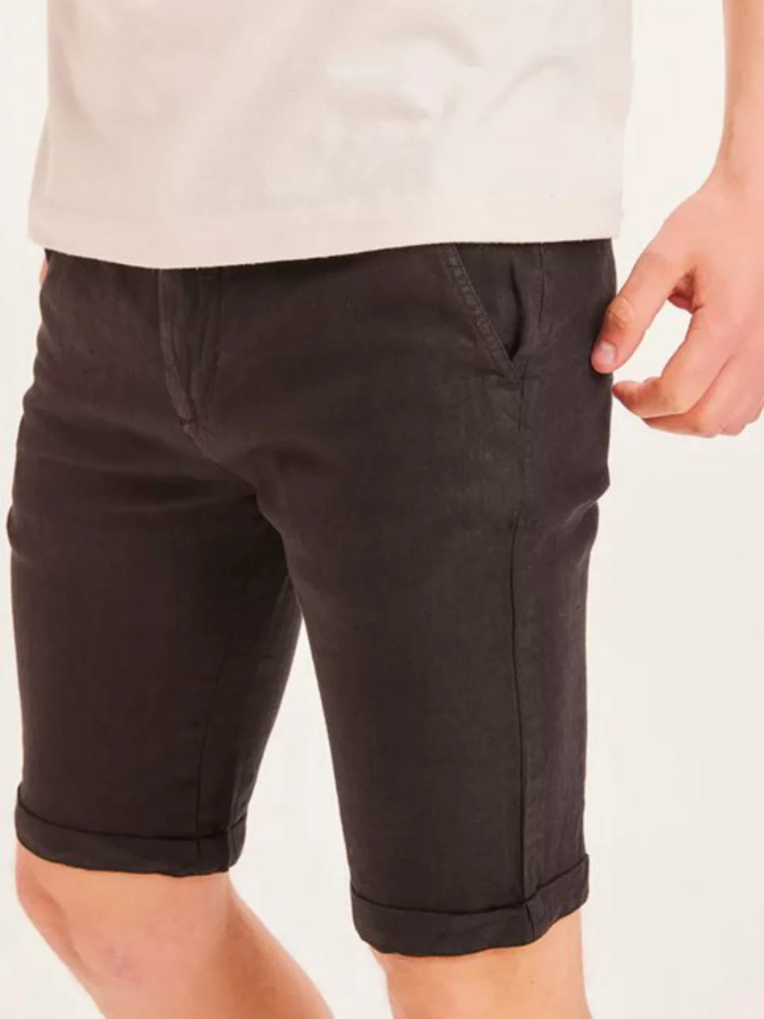 KnowledgeCotton Apparel Shorts CHUCK linen shorts günstig online kaufen