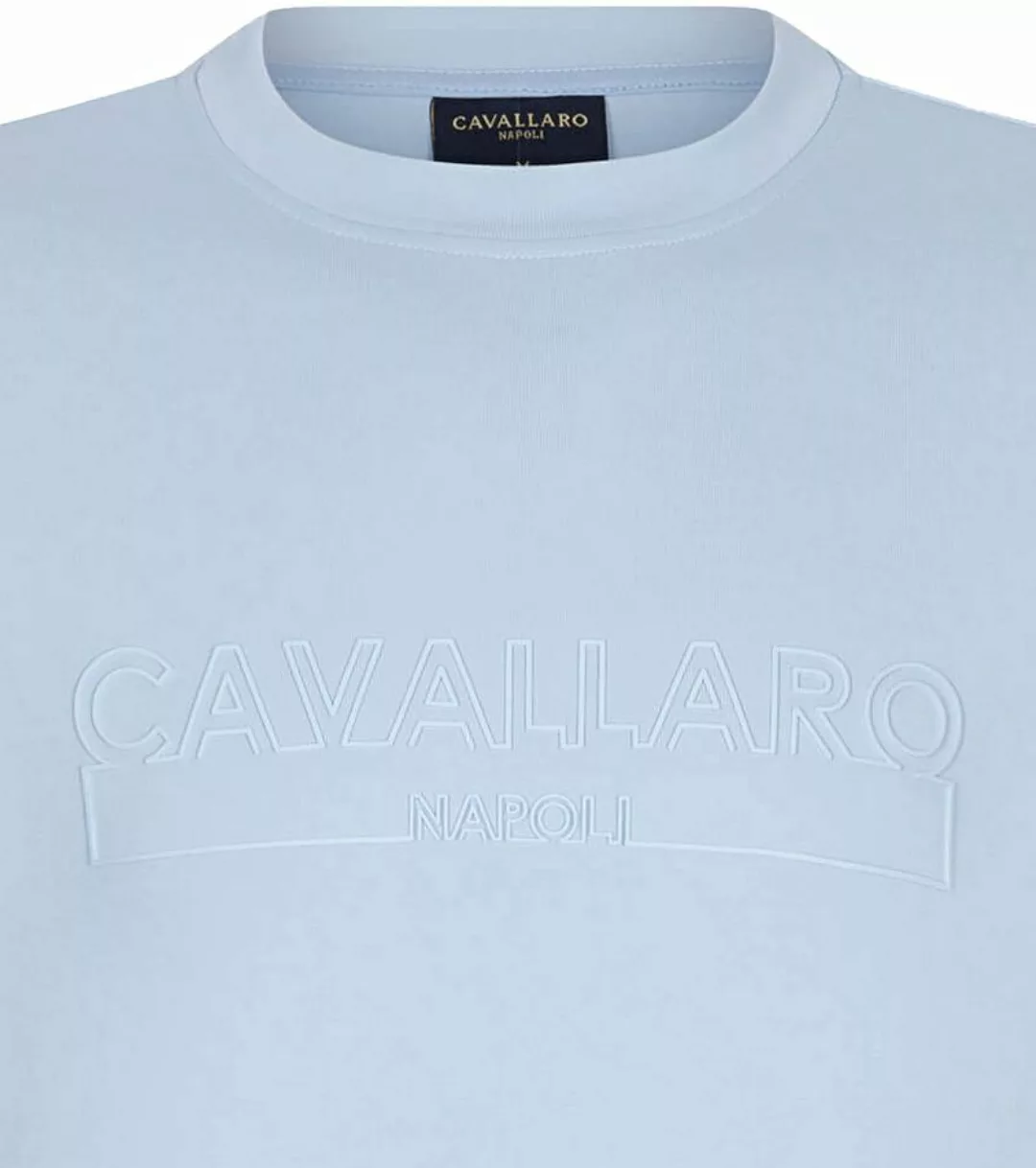 Cavallaro Beciano Sweater Logo Hellblau - Größe XXL günstig online kaufen