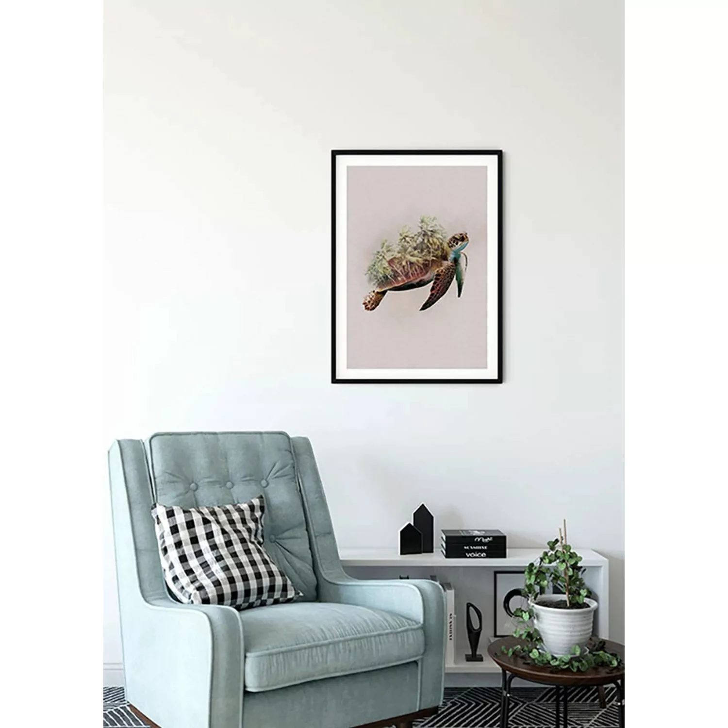 Komar Poster »Animals Paradise Turtle«, Tiere, (1 St.) günstig online kaufen