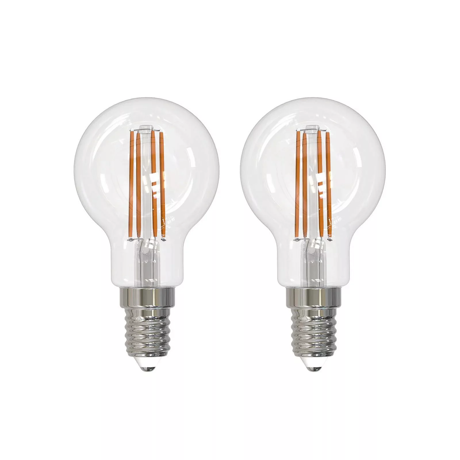 Arcchio LED-Leuchtmittel Filament E14 G45, 2er-Set, 2700 K günstig online kaufen