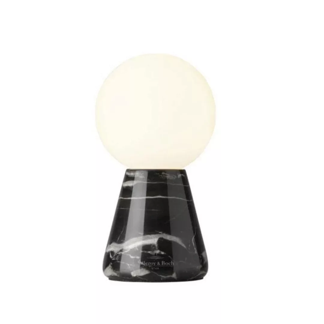 LED Tischleuchte Carrara in Schwarz 1,4W 163lm 130mm günstig online kaufen